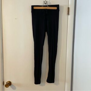 Women's Black Ribbed Leggings **MATCHING TOP AVAILABLE